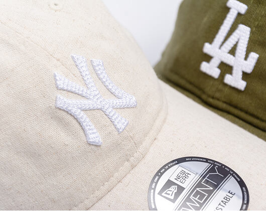 Kappe New Era - MLB Linen 9TWENTY - NY Yankees - Stone