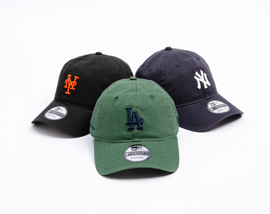 Kappe New Era - MLB Washed Script 9TWENTY - LA Dodgers - Cilantro Green