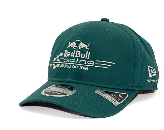 Kappe New Era - F1 Washed 9SEVENTY Stretch-Snap - Red Bull F1 - Pine Green