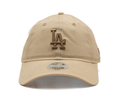 Damen Kappe New Era - MLB Essential Midi Logo 9TWENTY - LA Dodgers - Cream