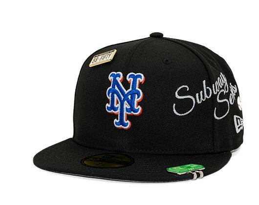 Kappe New Era - MLB IMAGE DROP - Subway Series 59FIFTY - NY Mets - Black