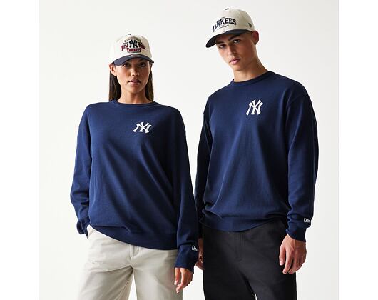 Strickpullover New Era - MLB Essential Knit Sweater - NY Yankees - Navy
