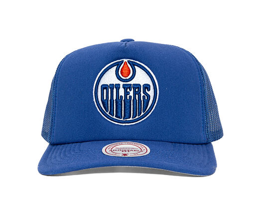 Kappe Mitchell & Ness - Edmonton Oilers - Evergreen Trucker - Blue
