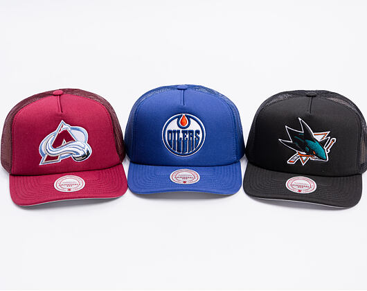 Kappe Mitchell & Ness - Edmonton Oilers - Evergreen Trucker - Blue