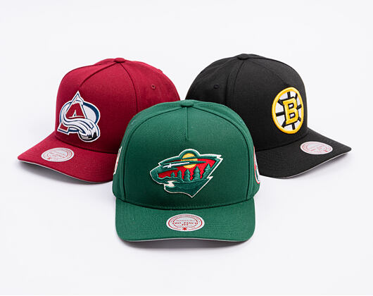 Kappe Mitchell & Ness - Minnesota Wild - Double Clutch Pro Snapback - Green