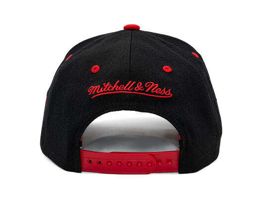 Kappe Mitchell & Ness - NBA Team Arch Snapback - Toronto Raptors - Black / Red