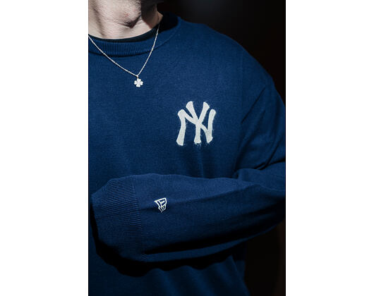 Strickpullover New Era - MLB Essential Knit Sweater - NY Yankees - Navy