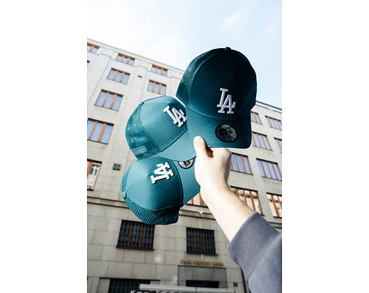 Kinder Kappe New Era - MLB Essential 9FORTY Trucker - LA Dodgers - Pine Green