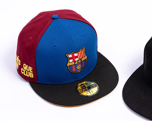 Kappe New Era - "Mes Que Un" 59FIFTY - Barcelona FC - Cardinal/Blue