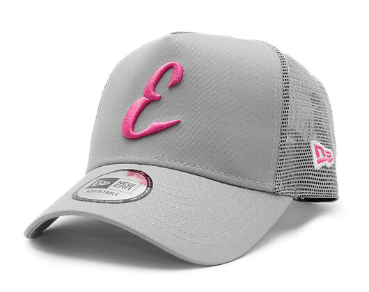 Kappe New Era - Core Logo 9FORTY A-Frame Trucker - Prague Eagles - Grey