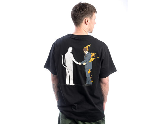 T-Shirt Burn Tee (Black Wash)