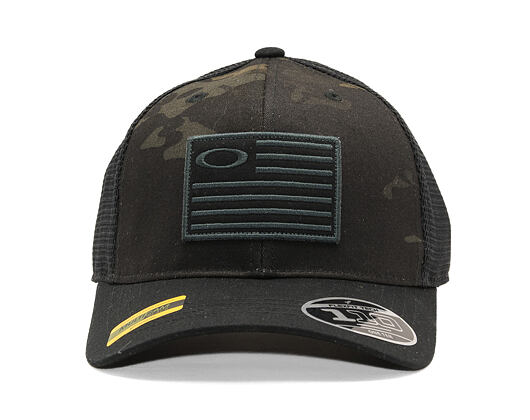 Kappe Oakley - Si Multicam Flag 110 Snapbck Cap - Black Multicam