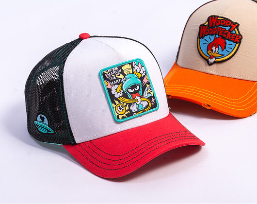 Kappe Capslab - Trucker Looney Tunes - Marvin The Martian - White / Red