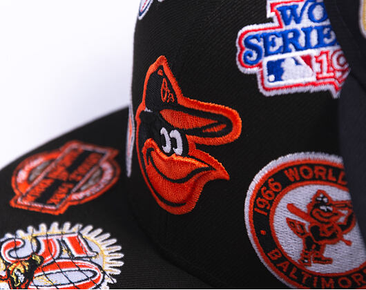 Kappe New Era - MLB All Over Logo 59FIFTY - Baltimore Orioles - Team Color