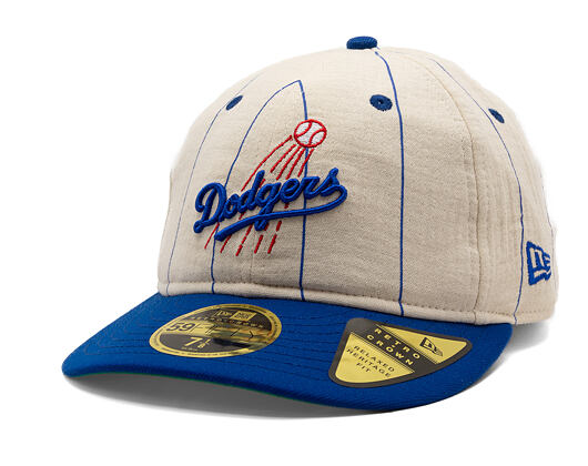 Kappe New Era - MLB Retro Linen Pinstripe 59FIFTY Retro Crown - LA Dodgers - Team Color