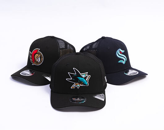 Kappe New Era - NHL Core Mesh 9SEVENTY Stretch-Snap - San Jose Sharks - Team Color