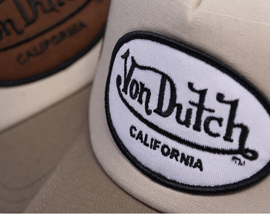 Kappe Von Dutch - Trucker - Cali Patch Olive/White