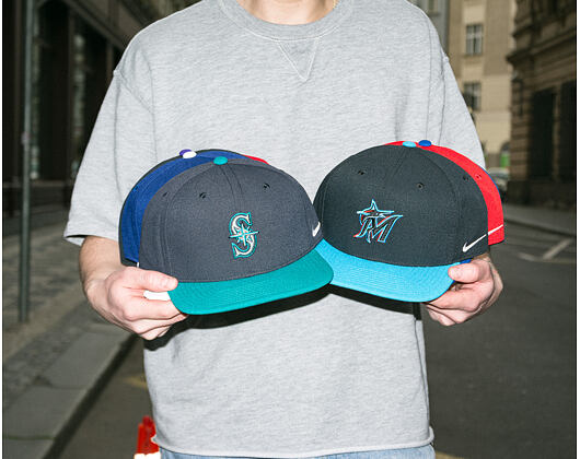 Kappe Nike - Dri-Fit Pro - Seattle Mariners - Pitch Blue 4FA/Mardi Gras 4DZ