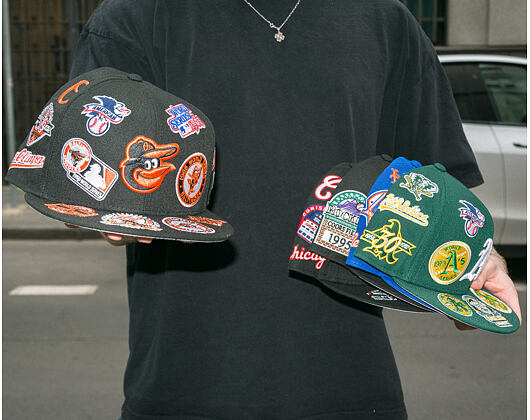 Kappe New Era - MLB All Over Logo 59FIFTY - Baltimore Orioles - Team Color