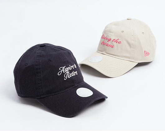 Damen Kappe New Era - Branded Slogan 9TWENTY - Navy / Chrome White