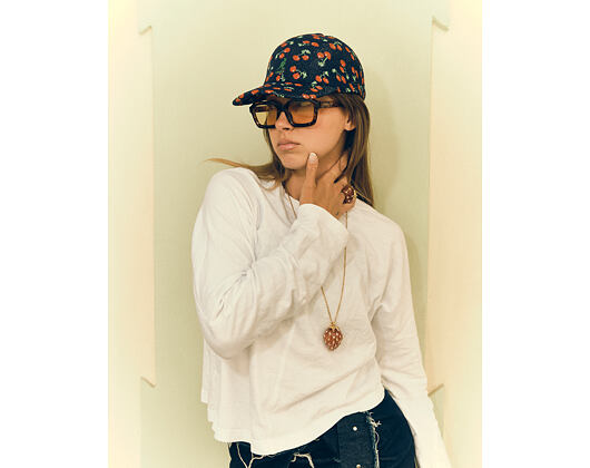 Kappe Kangol - Tropic Cherry Spacecap - Navy