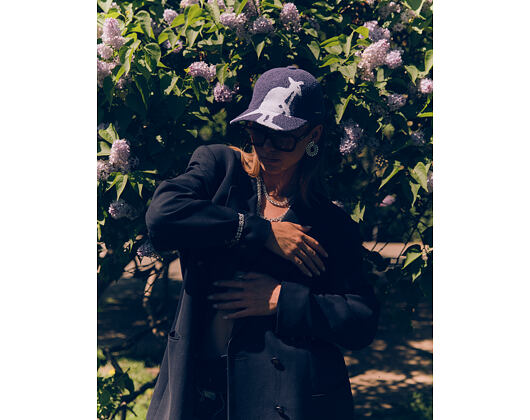Kappe Kangol - Retro Bermuda Big Kroo Spacecap - Hazy Indigo