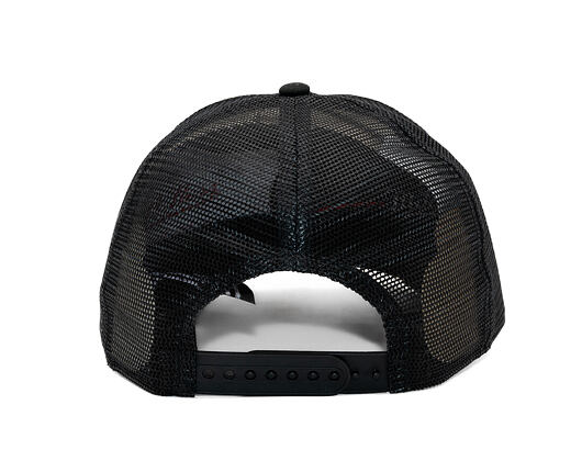 Kappe New Era - NBA Felt Patch 9FORTY M-CROWN A-Frame Trucker - Chicago Bulls - Black