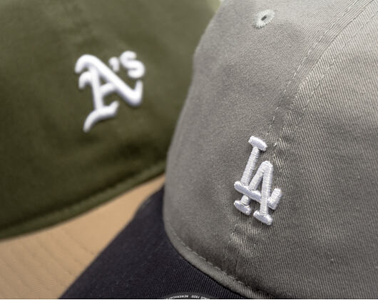 Kappe New Era - MLB Mini Logo Washed Contrast 9TWENTY - LA Dodgers - Grey / Navy
