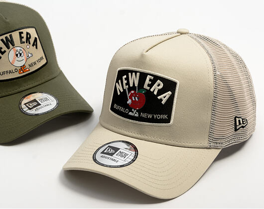 Kappe New Era - Branded Summer Patch 9FORTY A-Frame Trucker - Stone