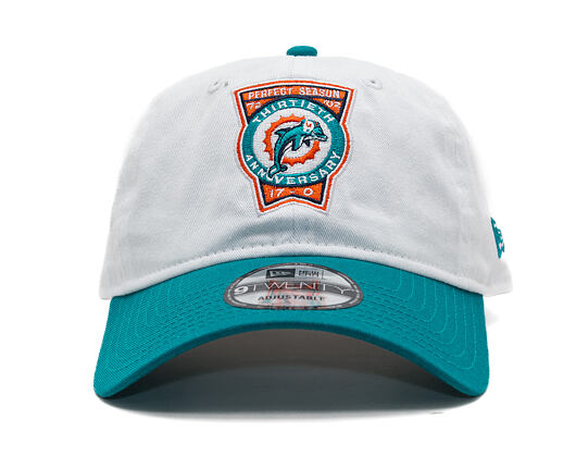 Kappe New Era - NFL Dolphins 1972 9TWENTY - Miami Dolphins - White / Teal