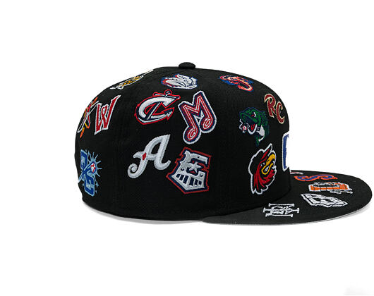 Kappe New Era - MiLB All Over Logo 59FIFTY - Black
