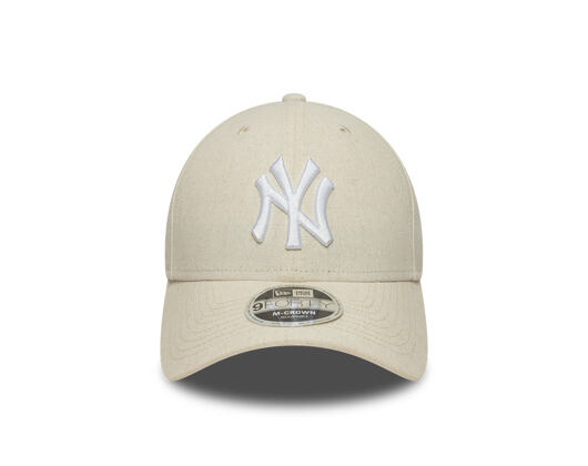 Kappe New Era - MLB Linen 9FORTY M-CROWN - NY Yankees - Stone