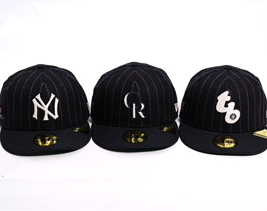 Kappe New Era - MLB Moon Cooperstown 59FIFTY - NY Yankees - White And Navy Pinstripe