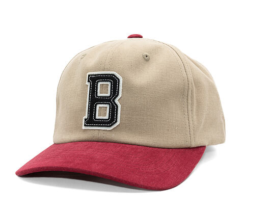 Kappe Brixton - Big B Mp Cap - Sand/Burgundy