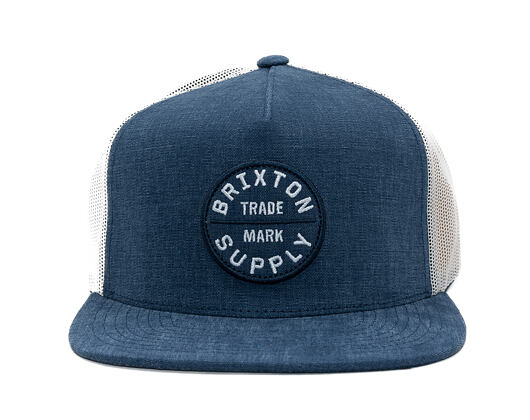 Kappe Brixton - Oath Mp Trucker Hat - Blue Chambray/White