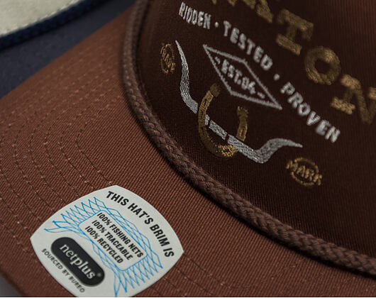 Kappe Brixton - Beekman C Np Mp Trucker Hat - Brown/Brown