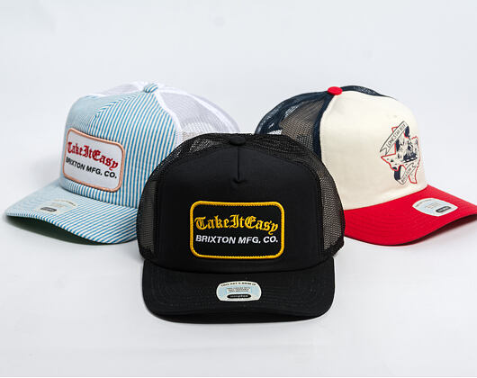 Kappe Brixton - Take It Easy C Np Mp Trucker - Washed Black
