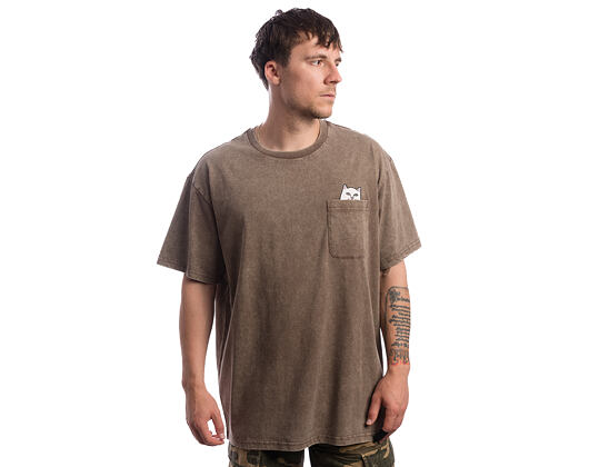 T-Shirt Lord Nermal Pocket Tee (Brown Vintage Wash)