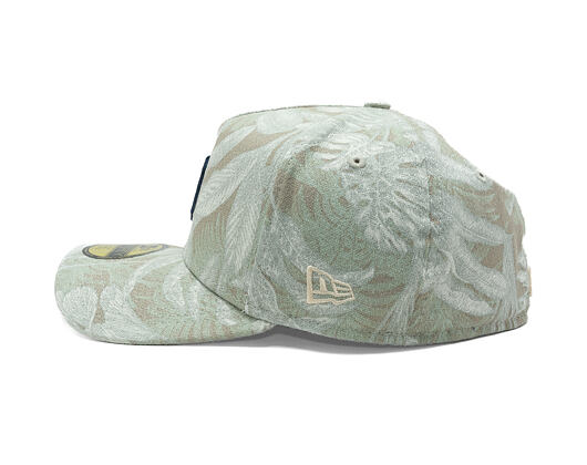 Kappe New Era - MLB Three Looms "Leafy Palm" 59FORTY A-Frame - Detroit Tigers - Stone