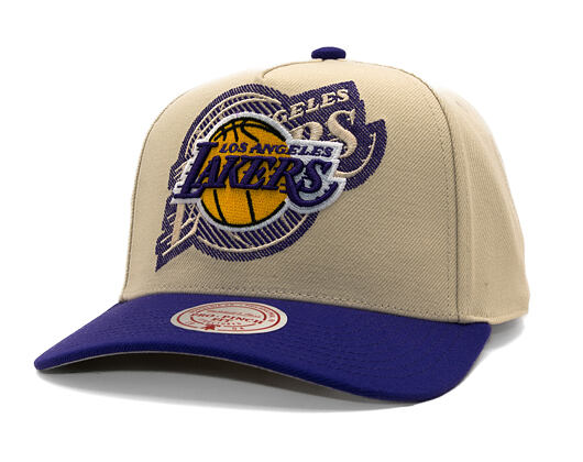 Kappe Mitchell & Ness - Off Tilted - NBA - Los Angeles Lakers - Off White