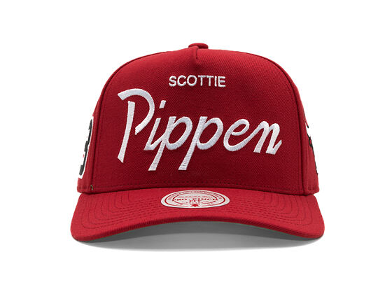 Kappe Mitchell & Ness - Player Script Hwc - NBA - Chicago Bulls - Scottie Pippen - Red