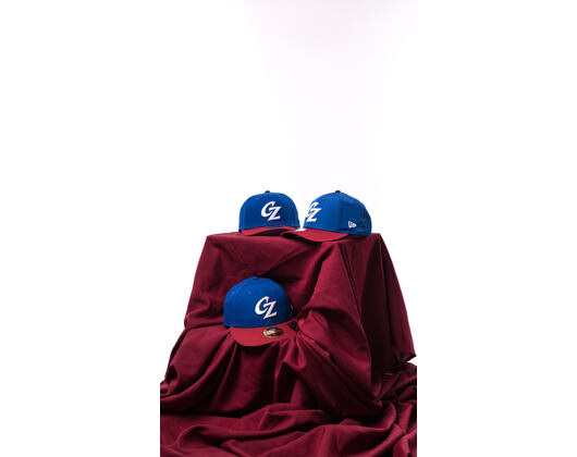Kinder Kappe New Era - Team Core M-CROWN 9FORTY - Baseball Czechia - Navy / Red