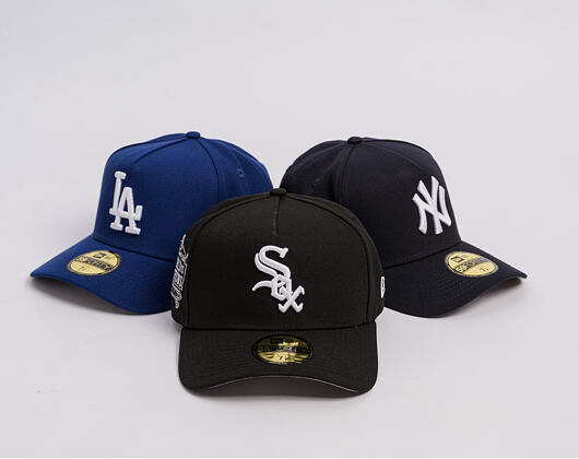Kappe New Era - MLB "Anniversary Patch" 59FORTY A-Frame - Chicago White Sox - Team Color