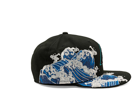 Kappe New Era - MLB "Tidal Wave" 59FIFTY - Arizona Diamondbacks - Black