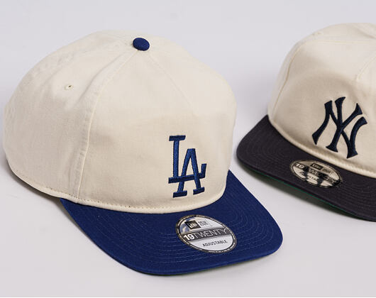 Kappe New Era - MLB "2 Tone Washed" 19TWENTY - LA Dodgers - Chrome White / Team Color