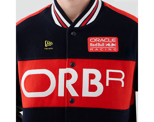 Jacke New Era - F1 Wordmark Varsity Jacket - RED BULL F1 - Navy Blue
