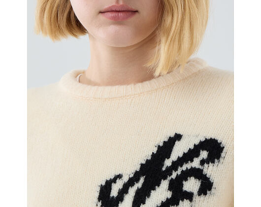 Strickpullover New Era - Branded Knit Sweater - Cream