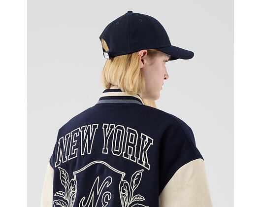 Jacke New Era - Branded Oversized Varsity Jacket - Navy