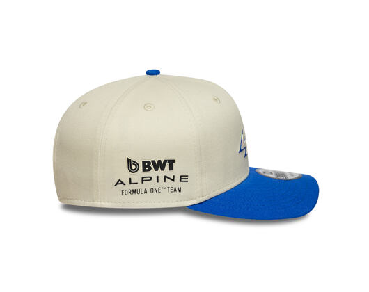 Kappe New Era - F1 Contrast Visor 9SEVENTY Stretch-Snap - Alpine Racing - Ivory