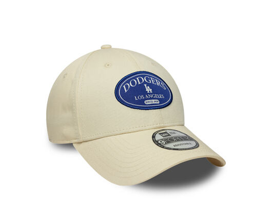 Kappe New Era - MLB Patch 9FORTY - LA Dodgers - Cream